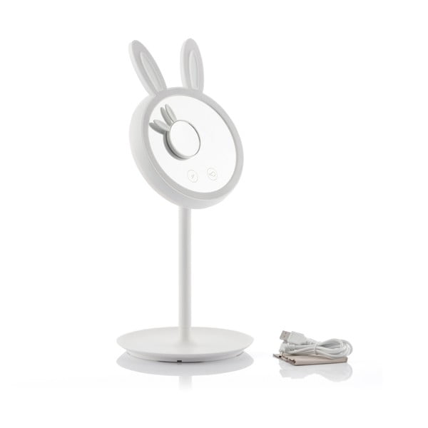 Set stolního a přibližovacího zrcátka s LED osvětlením InnovaGoods Bunny