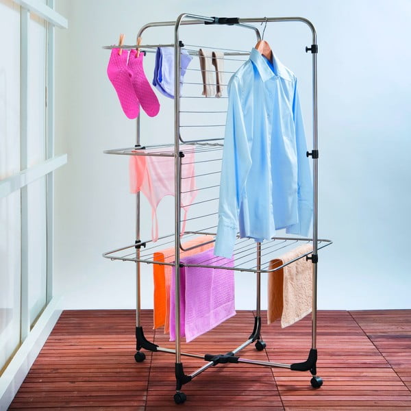 Třípatrový sušák na prádlo Wenko Laundry-image-1