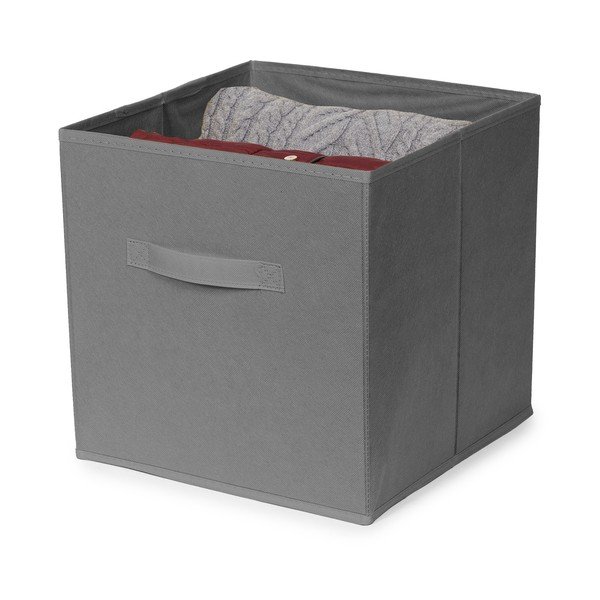 Tmavě šedý plastový úložný box 31x31x31 cm – Compactor-image-1