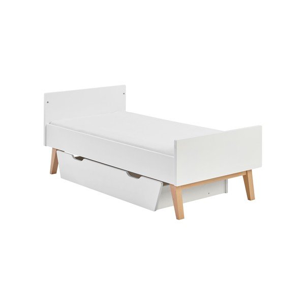 Bílý šuplík pod dětskou postel 70x140 cm Swing – Pinio-image-3