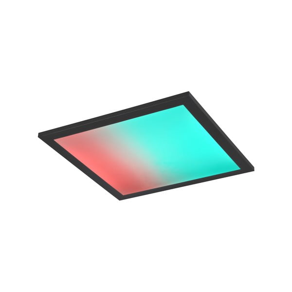 Černé LED stropní svítidlo 29.5x29.5 cm Beta – Reality-image-1