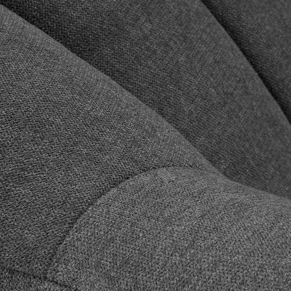 Tmavě šedé křeslo Kave Home Off-image-3