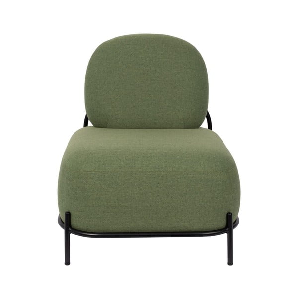 Zelené křeslo White Label Polly-image-2