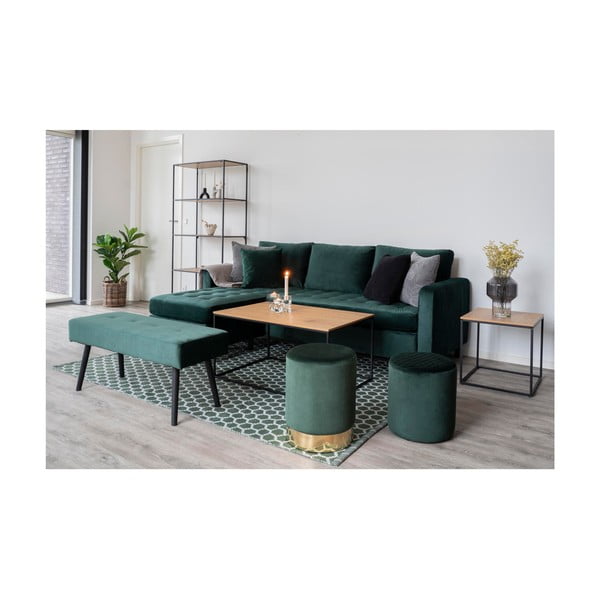 Konferenční stolek s deskou v dubovém dekoru House Nordic Vita, 90 x 60 cm-image-4