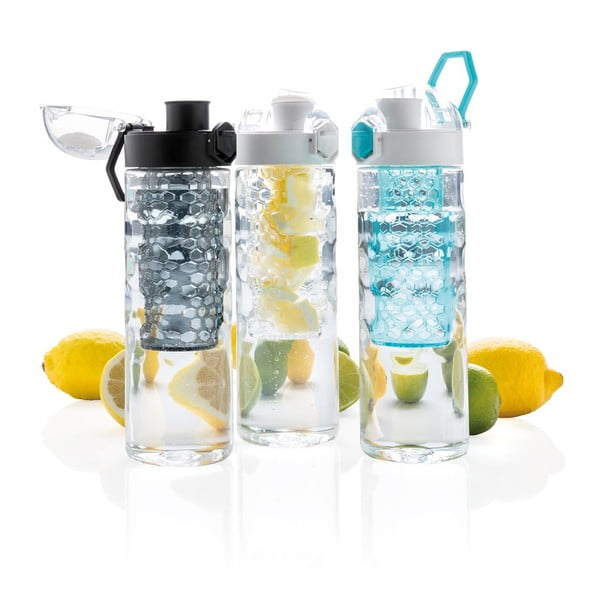 Modrá lahev se sítkem na ovoce XD Design Exclusive Honeycomb, 700 ml-image-3