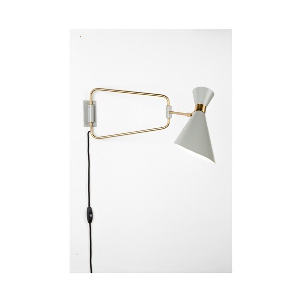Šedá nástěnná lampa Zuiver Shady-image-1