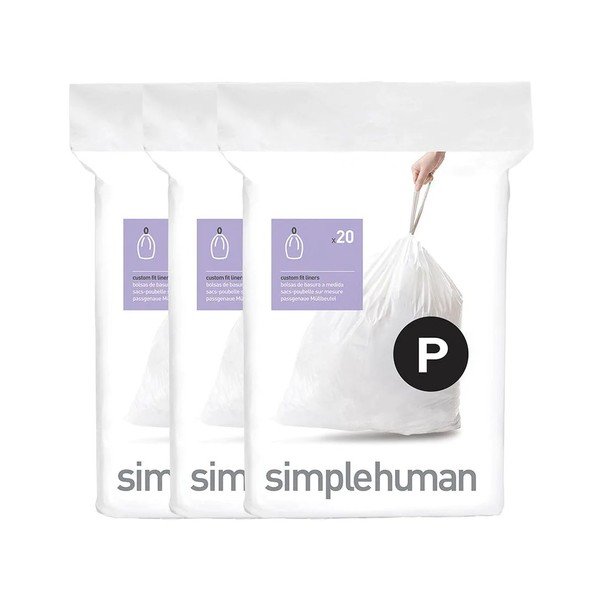 Stahovací pytle na odpadky v sadě 60 ks 60 l P – simplehuman-image-1