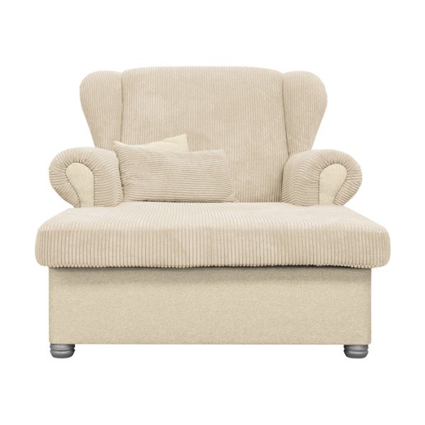 Béžová manšestrová lenoška Lord – Ropez-image-1