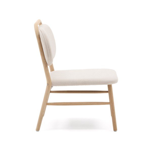 Béžové žinylkové křeslo Helda – Kave Home-image-3