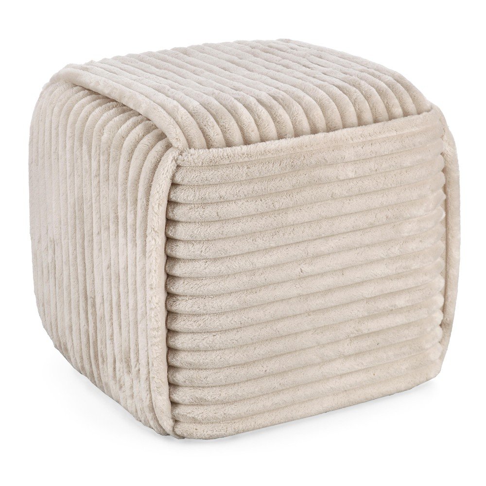 Béžový taburet Cube – Bizzotto
