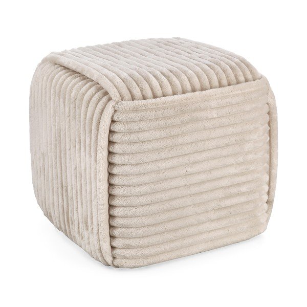 Béžový taburet Cube – Bizzotto
