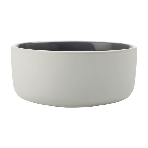 Antracitově-bílá porcelánová miska Maxwell & Williams Tint, ø 14 cm