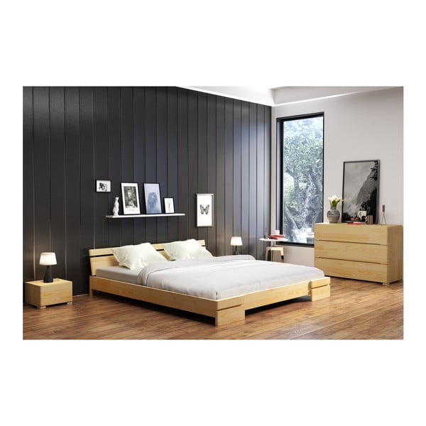 Dvoulůžková postel z borovicového dřeva SKANDICA Sparta, 140 x 200 cm-image-4