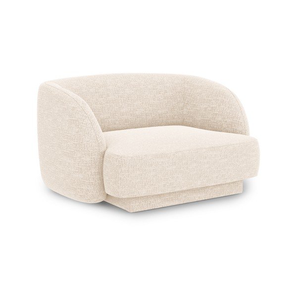 Krémové křeslo Miley – Micadoni Home-image-3
