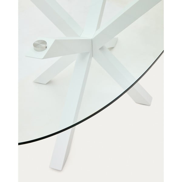 Jídelní stůl se skleněnou deskou 100x200 cm Argo – Kave Home-image-3