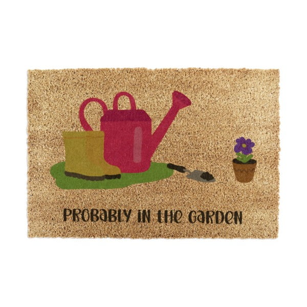 Rohožka z kokosového vlákna 40x60 cm Probably in the Garden – Artsy Doormats