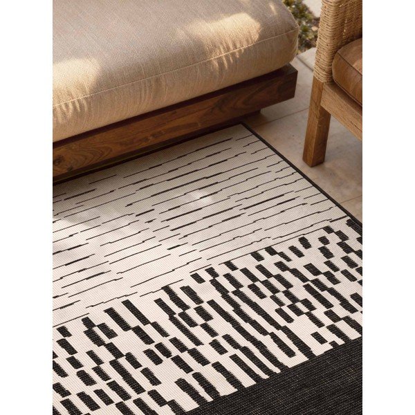 Černý/krémový vnitřní a venkovní koberec 200x300 cm Haringey Acacia – Ted Baker-image-3