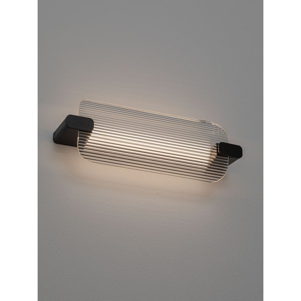 Matně černé skleněné LED nástěnné svítidlo Emery – Nova Luce-image-1