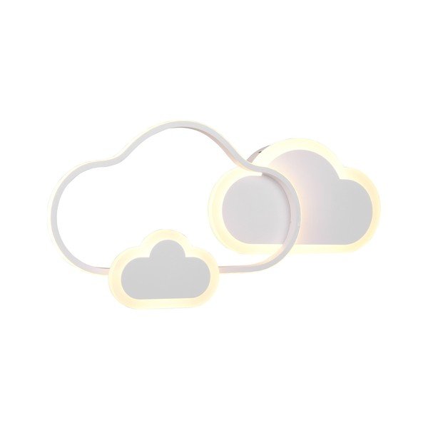Bílé dětské svítidlo 52x25 cm Cloudy – Reality
