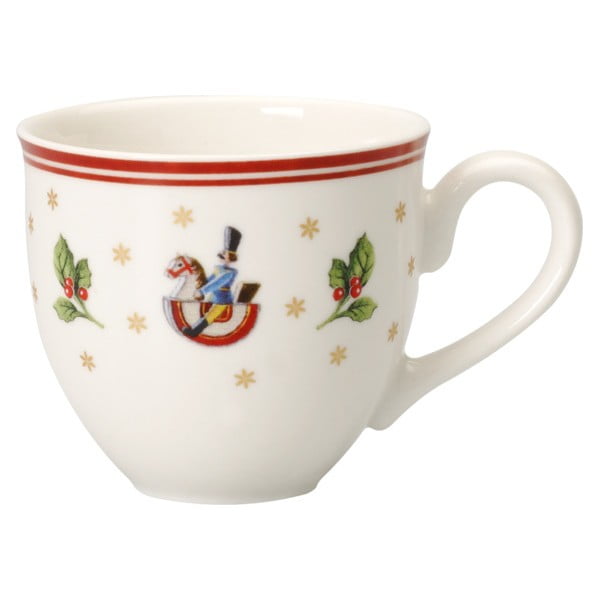Bílý porcelánový hrnek s vánočním motivem Villeroy & Boch