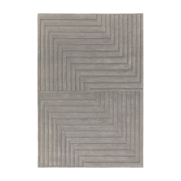 Šedý vlněný koberec 200x290 cm Form – Asiatic Carpets