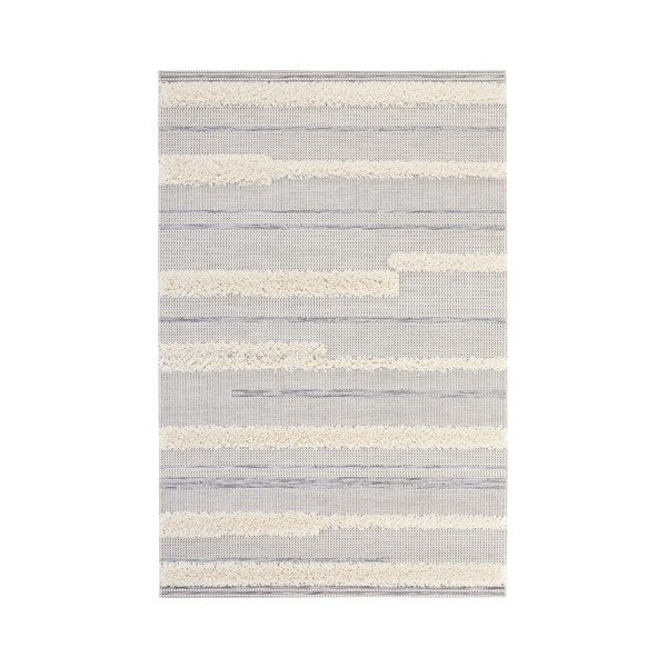 Šedý koberec Mint Rugs Handira Stripes, 77 x 150 cm