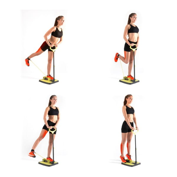 Plošina na posilování hýždí a nohou s návodem na cvičení InnovaGoods Fitness-image-2