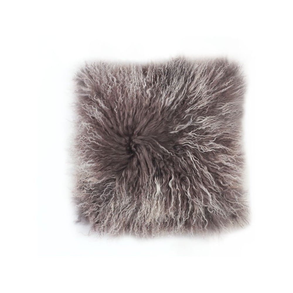 Kožešinový polštář Tibetian Frost, 50x50 cm