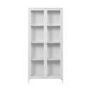 Bílá kovová vitrína 80x175 cm Brisbane – House Nordic