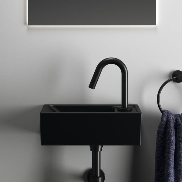 Matně černé keramické umývátko 37x21 cm i.Life S – Ideal Standard-image-4