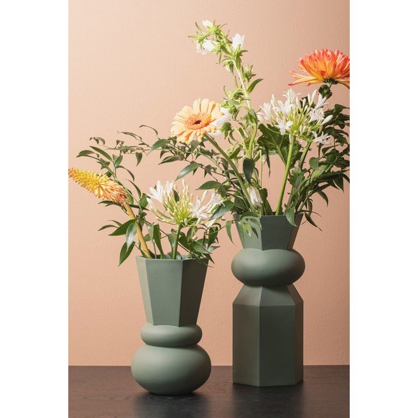 Zelená váza Crown - PT LIVING-image-1