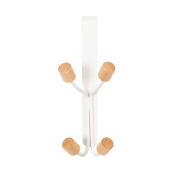 Závěsný věšák na dveře z kovu s 4 háčky Compactor-image-2