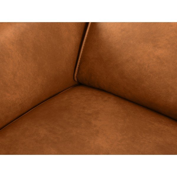 Světle hnědá kožená pohovka 103 cm Hubble – Windsor & Co Sofas-image-1