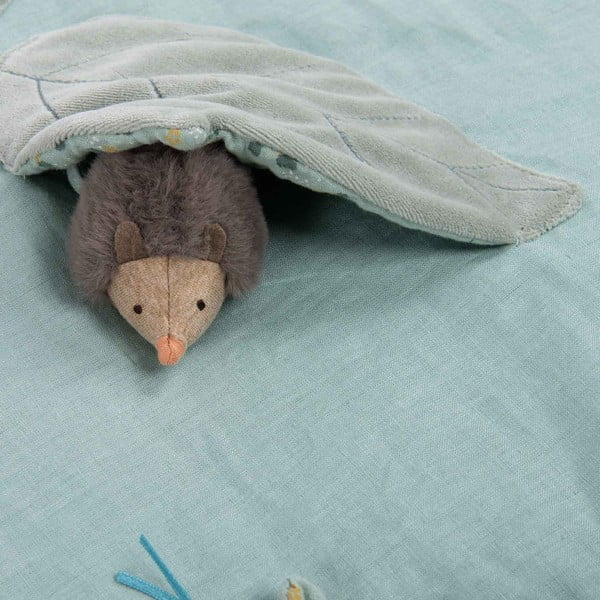 Světle zelená dětská hrací podložka Trois Petits Lapins – Moulin Roty-image-2