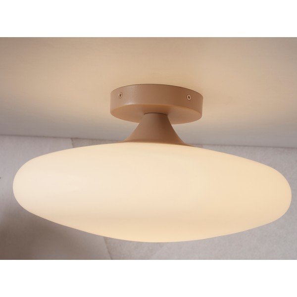 Krémové stropní svítidlo se skleněným stínidlem ø 34 cm Sapporo – it's about RoMi-image-2