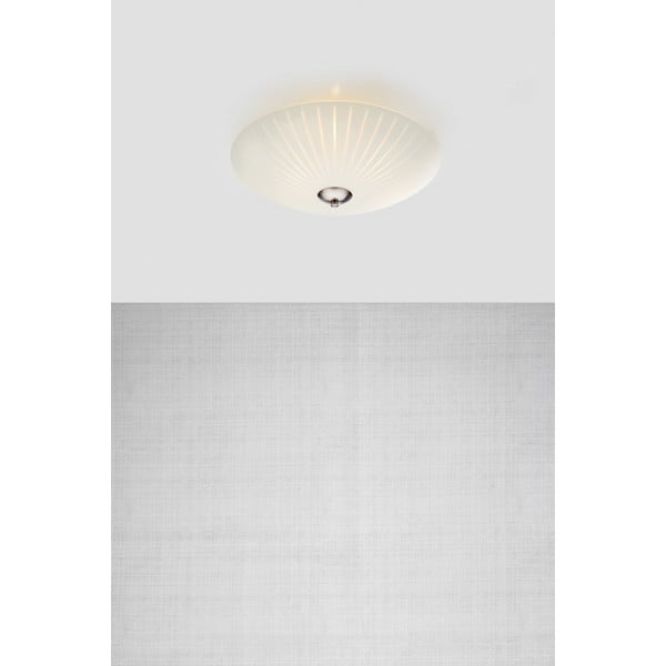 Bílé stropní svítidlo se skleněným stínidlem ø 43 cm Cut – Markslöjd-image-1