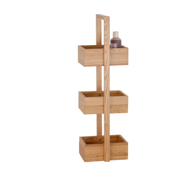 Stojan do koupelny z dubového dřeva Wireworks Caddy Mezza, výška 84 cm-image-2