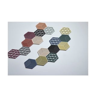 Silikonová podložka pod hrnec 16x14 cm Hexagon - Zone