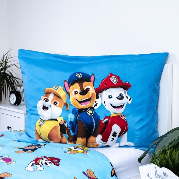 Dětské povlečení na jednolůžko z mikrovlákna 140x200 cm Paw Patrol – Jerry Fabrics-image-3