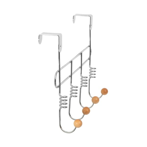 Kovový věšák na dveře ve stříbrné barvě 33 cm Spirale – Compactor-image-4