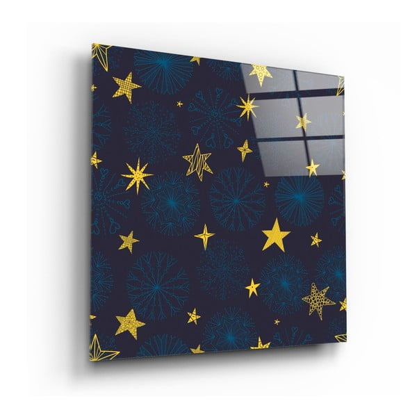 Skleněný obraz Insigne Snow and Stars, 40 x 40 cm