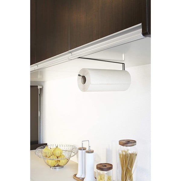 Černý závěsný držák na kuchyňské utěrky Yamazaki Tower-image-1