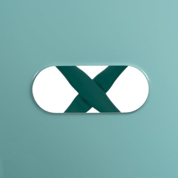 Tyrkysové kovové barové stoličky v sadě 2 ks (výška sedáku 61 cm) – Ixia-image-3