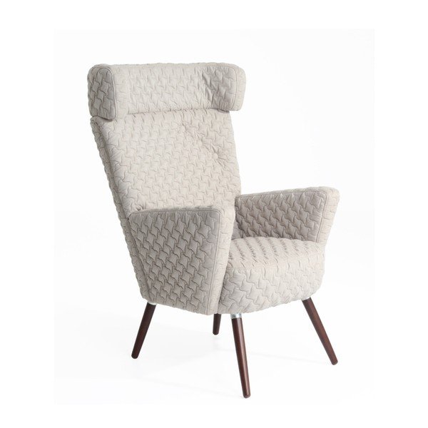 Béžové křeslo ušák Max Winzer Hajo