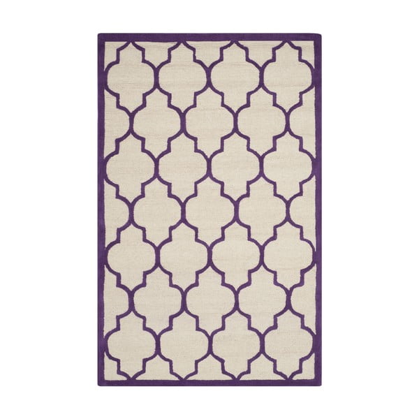 Vlněný koberec Safavieh Everly Violet, 243 x 152 cm