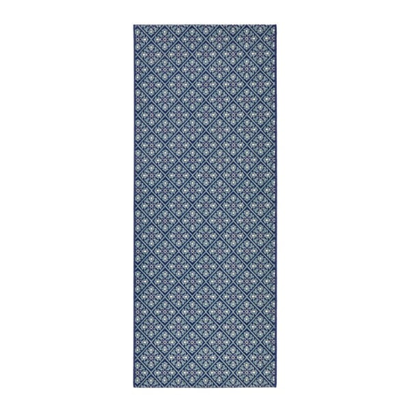 Modrý kuchyňský běhoun Hanse Home Flake, 80 x 200 cm
