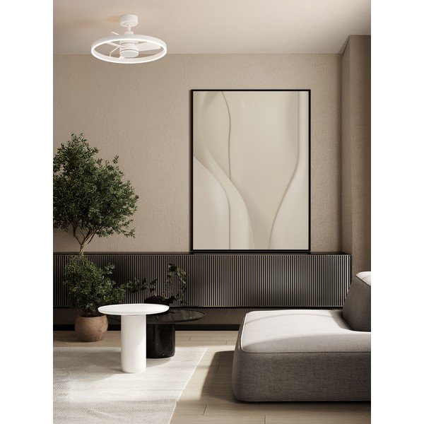 Bílé kovové LED stmívatelné stropní svítidlo Lunair – Nova Luce-image-1