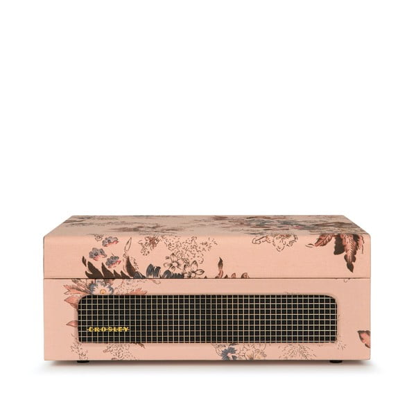 Růžový gramofon Crosley Voyager Floral-image-2