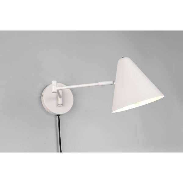 Slonovinové nástěnné svítidlo s ohybatelnou konstrukcí do zásuvky ø 15 cm Cosima – Trio-image-2