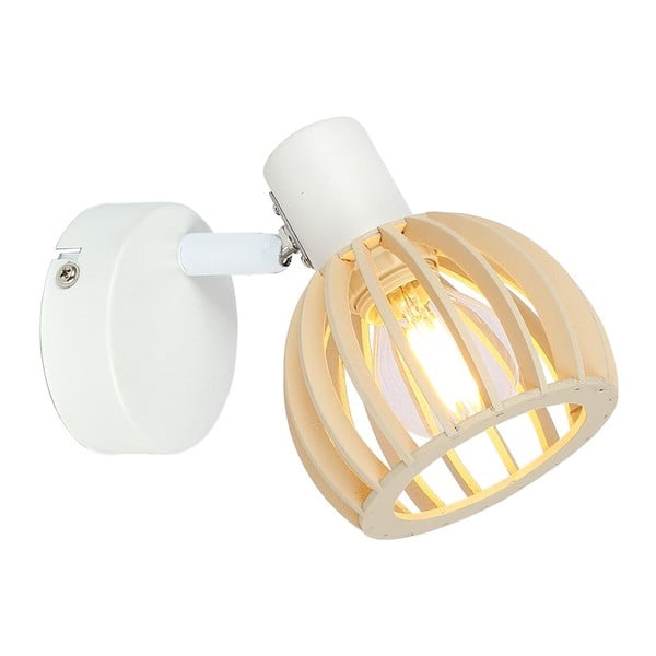 Nástěnné svítidlo v bílo-přírodní barvě ø 10 cm Atarri – Candellux Lighting